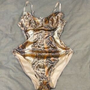 Animal Print Bodysuit M/32C